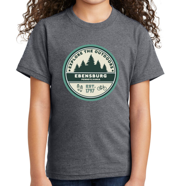OUTDOORS_FF - Youth Tri Blend Tee Thumbnail