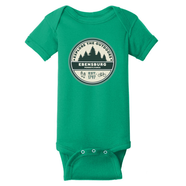OUTDOORS_FF - Infant Short Sleeve Baby Rib Bodysuit Thumbnail